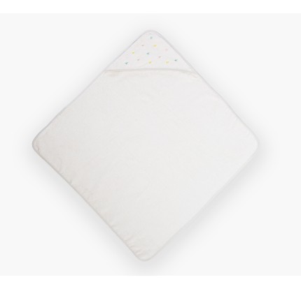 Βρεφική Κάπα 75x75 Nef-Nef Happy Ecru