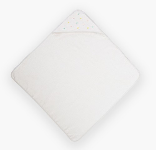 Βρεφική Κάπα 75x75 Nef-Nef Happy Ecru