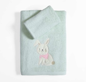 Παιδικές Πετσέτες Σετ (2τμχ) Nef- Nef Pic Nic Together Milky Green