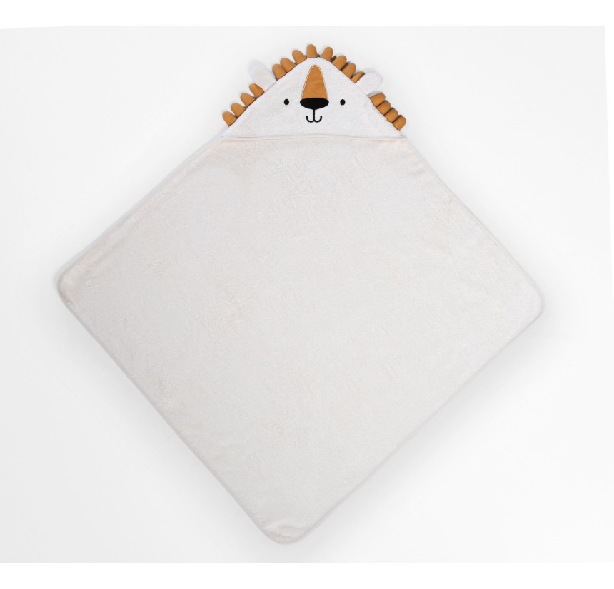 Βρεφική Κάπα 75x75 Nef-Nef Jungle In Motion Ecru