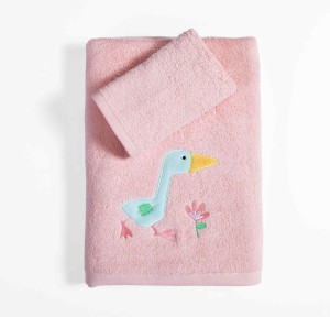 Παιδικές Πετσέτες Σετ (2τμχ) Nef- Nef Spring Happiness Pink