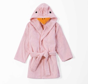 Βρεφικό Μπουρνούζι Με Κουκούλα Nef-Nef Spring Happiness Pink