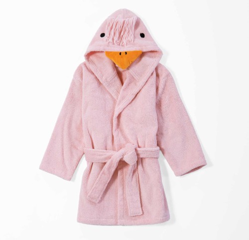 Βρεφικό Μπουρνούζι Με Κουκούλα Nef-Nef Spring Happiness Pink