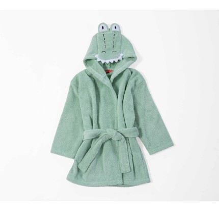 Βρεφικό Μπουρνούζι Με Κουκούλα Nef-Nef Savana Cameo Green