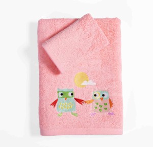 Παιδικές Πετσέτες Σετ (2τμχ) Nef- Nef Birds Mania Blossom Peach