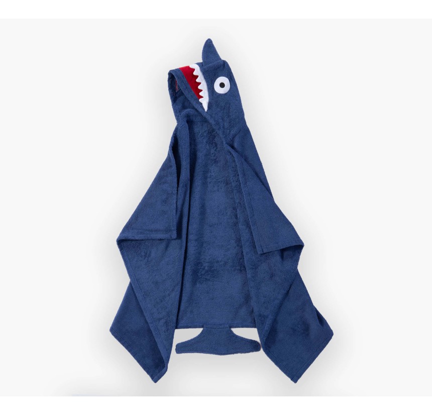 Βρεφική Κάπα 70x120 Nef-Nef Shark Misty Blue