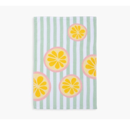 Πετσέτα Κουζίνας Βελουτέ 40x60 Nef-Nef Lemonade 26 Green