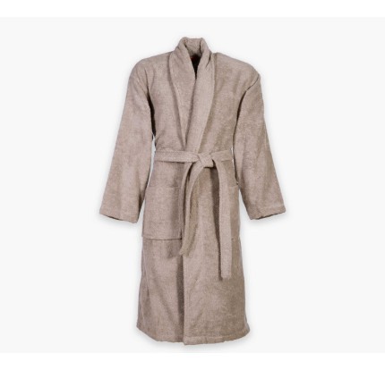 Μπουρνούζι με Γιακά Nef-Nef Fresh Taupe