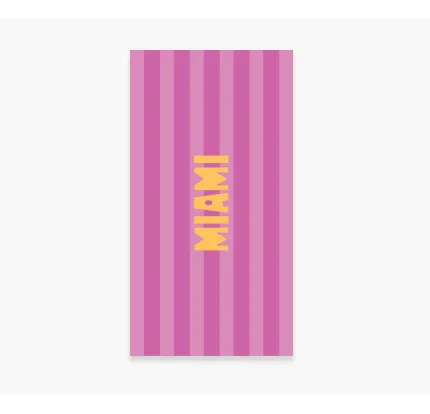 Πετσέτα Θαλάσσης 80x160 Nef-Nef Miami Mauve Πετσέτα Θαλάσσης 80x160 Nef-Nef Miami Mauve