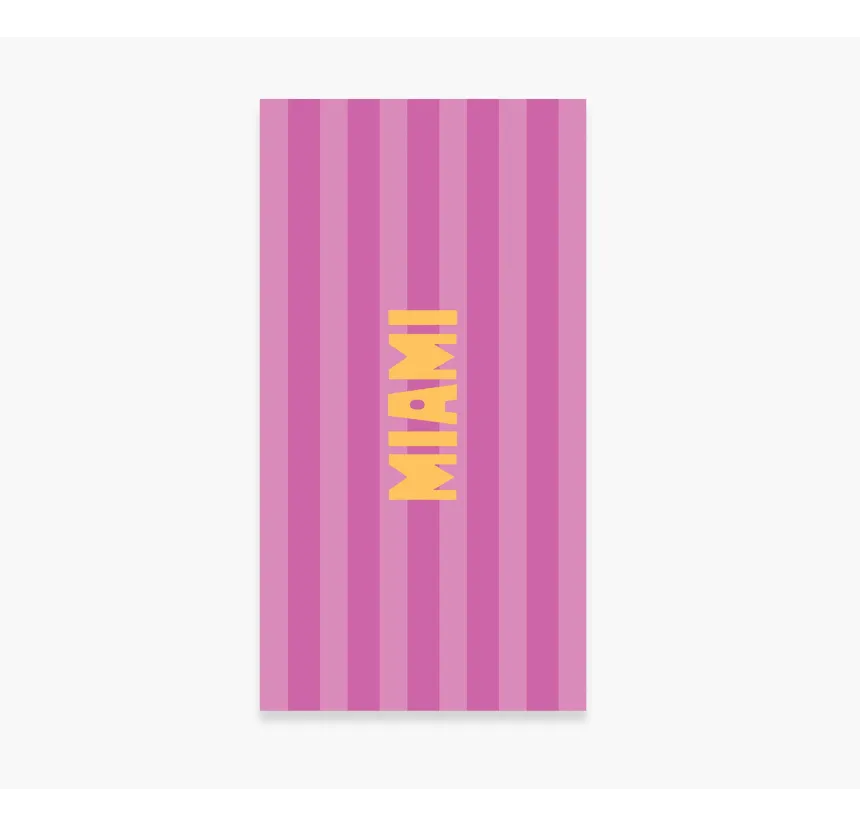 Πετσέτα Θαλάσσης 80x160 Nef-Nef Miami Mauve Πετσέτα Θαλάσσης 80x160 Nef-Nef Miami Mauve