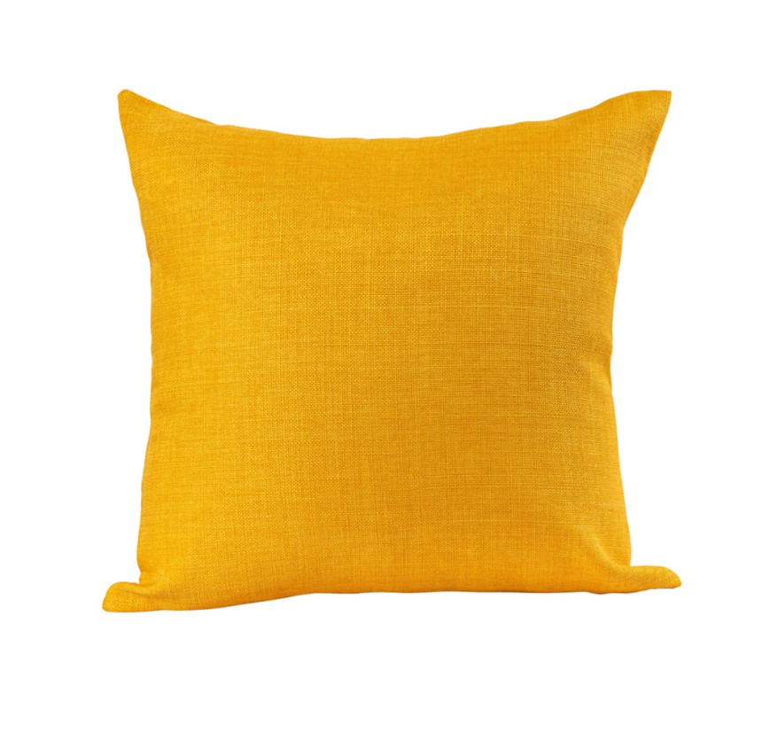 Διακοσμητική Μαξιλαροθήκη (45x 45) Μονόχρωμη 522030-12 Μουσταρδί