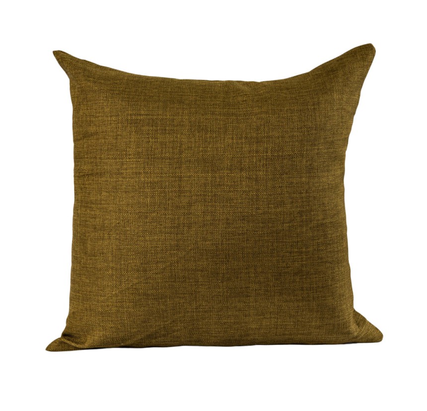 Διακοσμητική Μαξιλαροθήκη (45x 45) Μονόχρωμη 522030-17 Λαδί