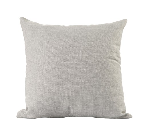 Διακοσμητική Μαξιλαροθήκη (45x 45) Μονόχρωμη 522030 Γκρι