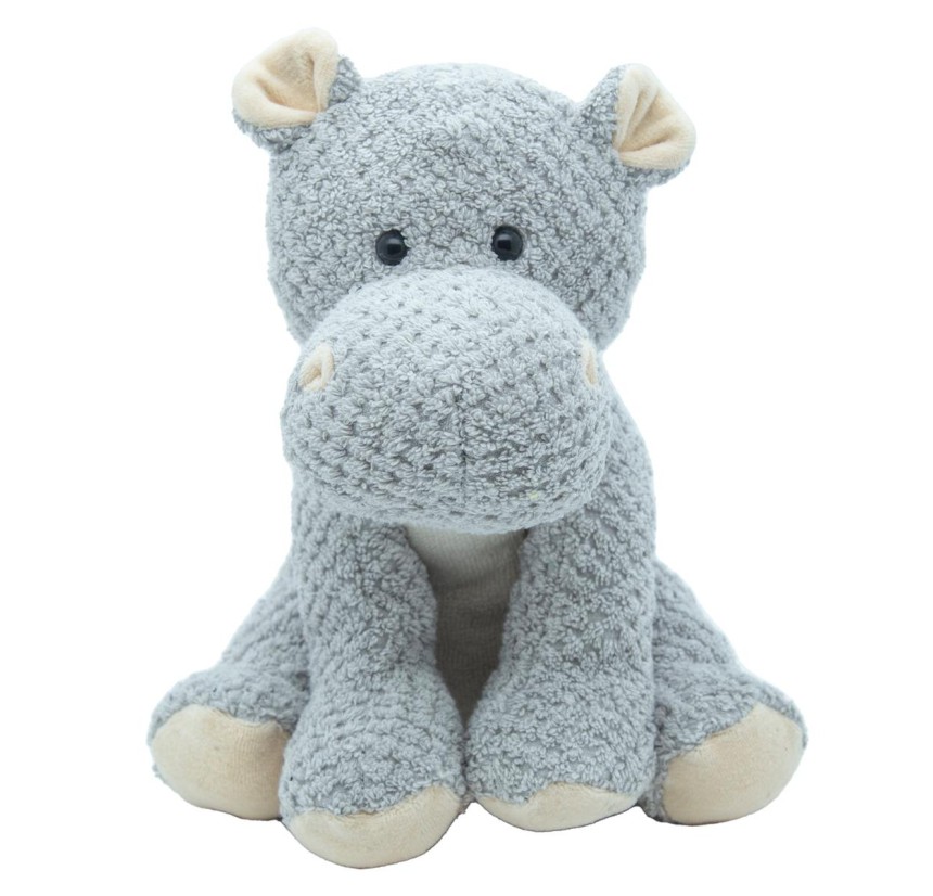 Λούτρινος Ιπποπόταμος 22cm Organic Cotton Cute 