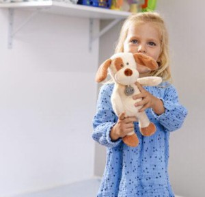 Λούτρινοs Σκύλος Custard 18cm Organic Cotton Cute 