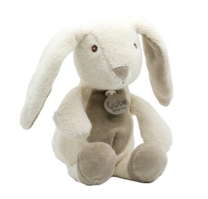 Λούτρινο Κουνελάκι 18cm Organic Cotton Cute Εκρού