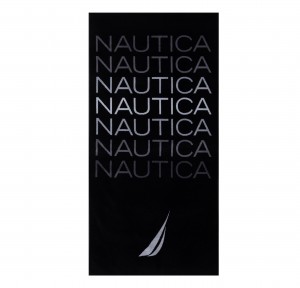 Πετσέτα Θαλάσσης 80x1.60 Nautica Nau Jet Black