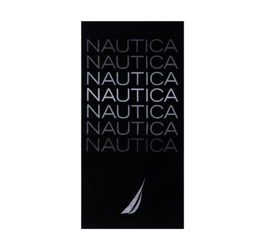 Πετσέτα Θαλάσσης 80x1.60 Nautica Nau Jet Black