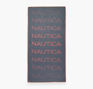 Πετσέτα Θαλάσσης από Μικροΐνες Nautica-Nau 80x160 Spread Grey