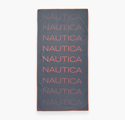 Πετσέτα Θαλάσσης από Μικροΐνες Nautica-Nau 80x160 Spread Grey
