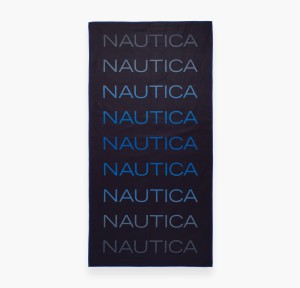 Πετσέτα Θαλάσσης από Μικροΐνες Nautica-Nau 80x160 Spread Black