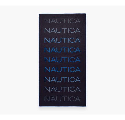 Πετσέτα Θαλάσσης από Μικροΐνες Nautica-Nau 80x160 Spread Black