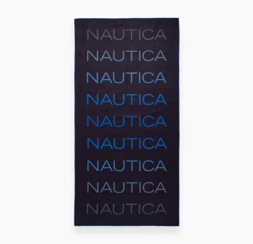 Πετσέτα Θαλάσσης από Μικροΐνες Nautica-Nau 80x160 Spread Black