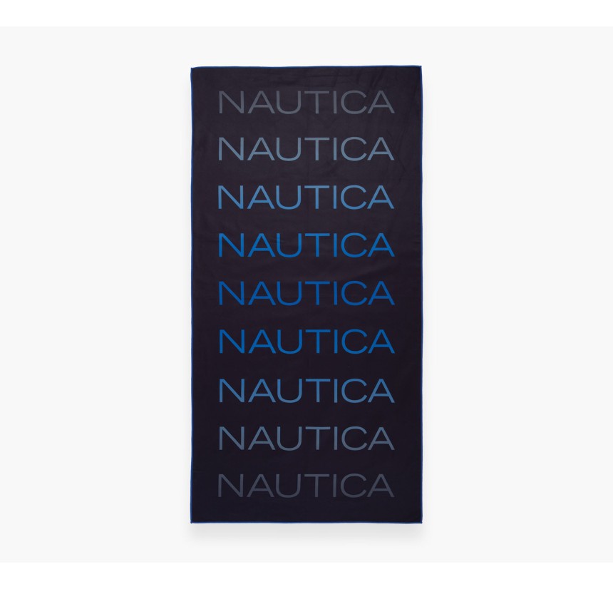 Πετσέτα Θαλάσσης από Μικροΐνες Nautica-Nau 80x160 Spread Black