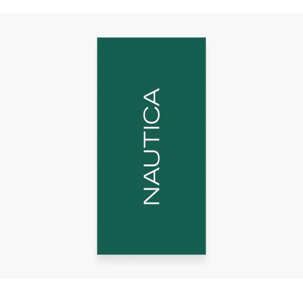 Πετσέτα Θαλάσσης 80x160 Nautica-Nau Logo Green