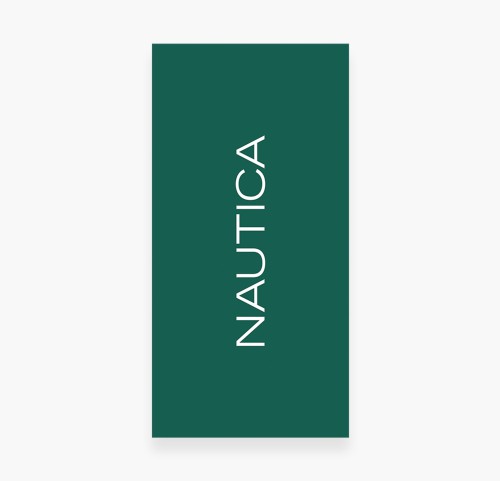 Πετσέτα Θαλάσσης 80x160 Nautica-Nau Logo Green