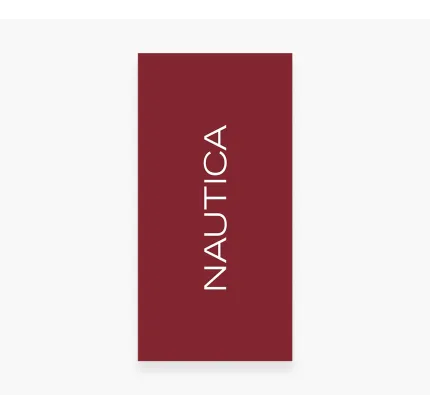 Πετσέτα Θαλάσσης 80x160 Nautica-Nau Logo Red