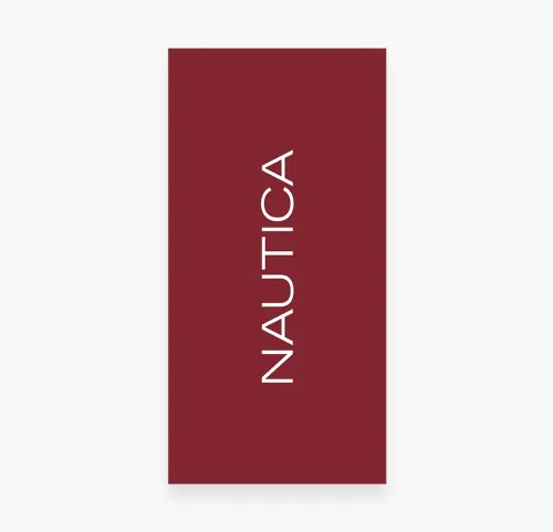 Πετσέτα Θαλάσσης 80x160 Nautica-Nau Logo Red