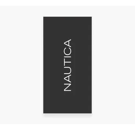 Πετσέτα Θαλάσσης 80x160 Nautica-Nau Logo Black