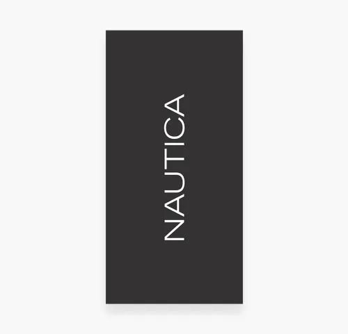 Πετσέτα Θαλάσσης 80x160 Nautica-Nau Logo Black