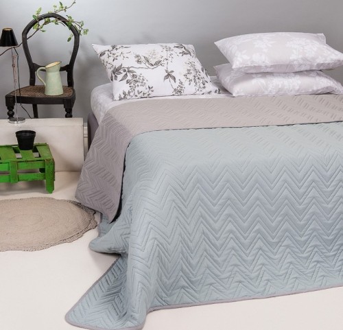 Κουβερλί Flavio Aqua/Grey