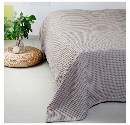 Κουβέρτα Πικέ Light Grey Κουβέρτα Πικέ Light Grey