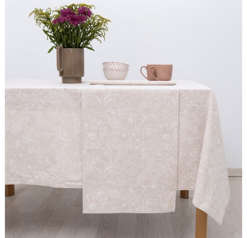 Τραβέρσα (40x160) Dalia Dimeco Beige