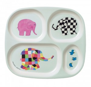 Παιδικό Πιάτο-Δίσκος με 4 Χωρίσματα Petit Jour Paris Elmer