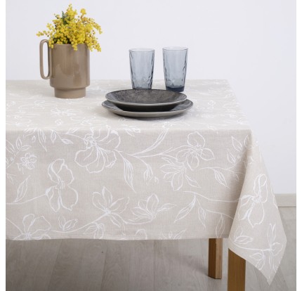 Τραπεζομάντηλο (140x 260) Elodie Dimeco Beige  Τραπεζομάντηλο (140x 260) Elodie Dimeco Beige