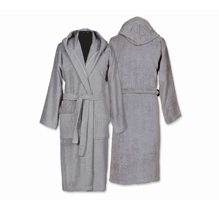 Μπουρνούζι Με Κουκούλα Nef-Nef Comfort Grey