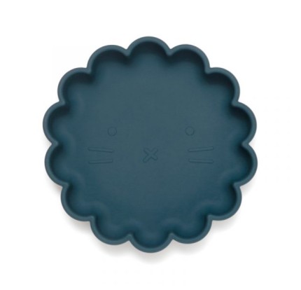 Παιδικό Πιάτο Σιλικόνης Petit Monkey Lion Balsam Blue Παιδικό Πιάτο Σιλικόνης Petit Monkey Lion Balsam Blue