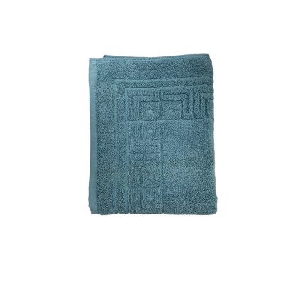 Χαλάκι Μπάνιου Μπουρνουζέ (50x 70) Μονόχρωμο Πατούσα Aqua