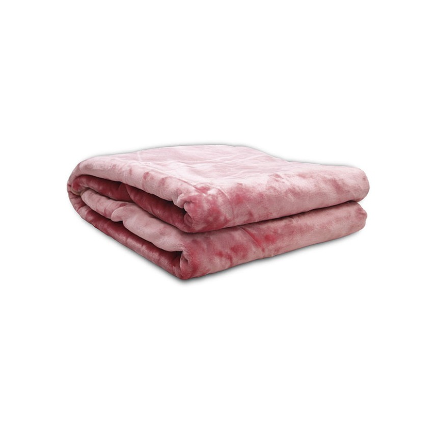 Κουβέρτα Μονή 160x220 Βελουτέ Iris Coral
