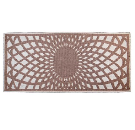 Χαλί 70x1.40cm Melinen Kaleidoscope Brown Χαλί 70x1.40cm Melinen Kaleidoscope Brown