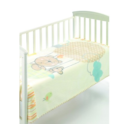 Βρεφική Κουβέρτα Κούνιας Mora Kidz C75 Beige Βρεφική Κουβέρτα Κούνιας Mora Kidz C75 Beige