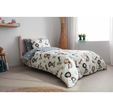 Παιδικά Σεντόνια Μονά (Σετ) Vesta Lion