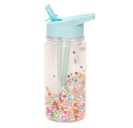 Παγούρι Με Καλαμάκι 300ml Petit Monkey Macaron Pops Aqua Blue Παγούρι Με Καλαμάκι 300ml Petit Monkey Macaron Pops Aqua Blue