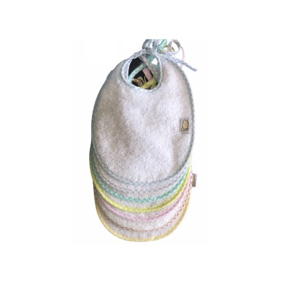 Σαλιάρα Μπουρνουζέ Χωρίς Κέντημα Μακρόστενη (Κορδόνι)