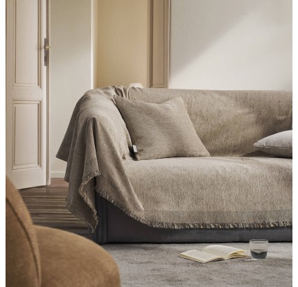 Ριχτάρι Τριθέσιου Καναπέ 180x310cm Gofis Home Valkyrie Beige 234/21 Ριχτάρι Τριθέσιου Καναπέ 180x310cm Gofis Home Valkyrie Beige 234/21