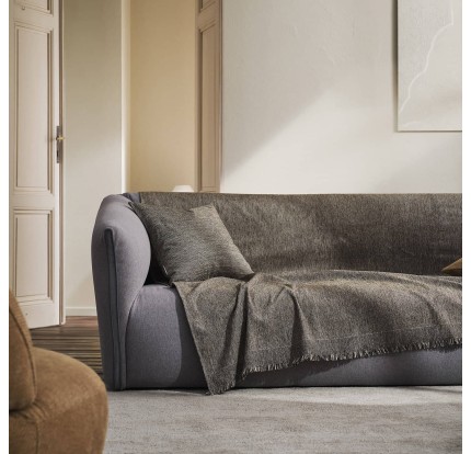 Ριχτάρι Τριθέσιου Καναπέ 180x310cm Gofis Home Valkyrie Dark Chocolate 234/41 Ριχτάρι Τριθέσιου Καναπέ 180x310cm Gofis Home Valkyrie Dark Chocolate 234/41